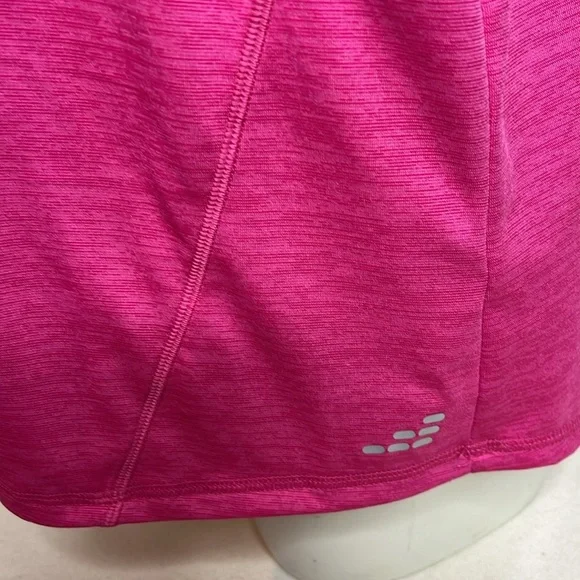 BCG Plus Activewear V-Neck Tee - Bright Pink - Size 1X - Picture 5 of 6
